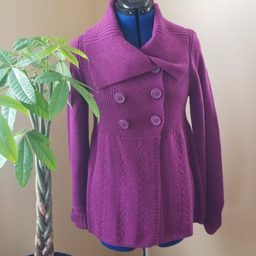 3 for $20 Sale--NWOT Maroon Long Sweater Medium